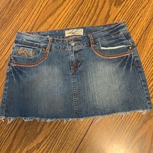 LACHILOTTA Premium Collection Jean Skirt, Size M